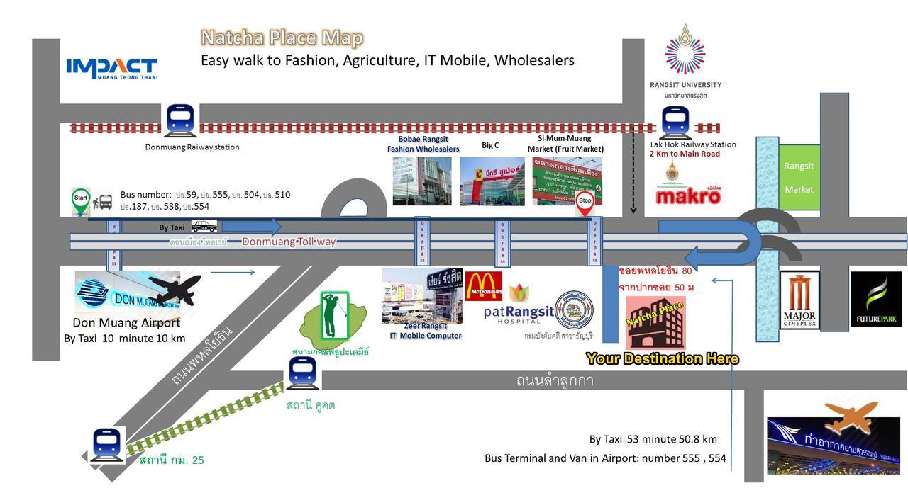 Natcha Place Rangsit Donmuang Εξωτερικό φωτογραφία
